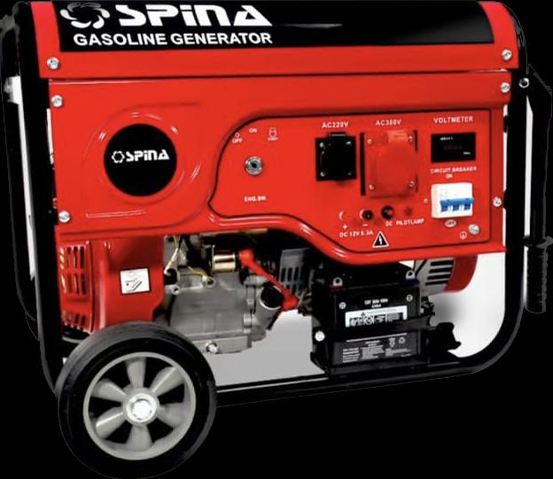 موتور برق هندلی بنزینی 2.8 کیلووات مدل SP4500 برند اسپینا